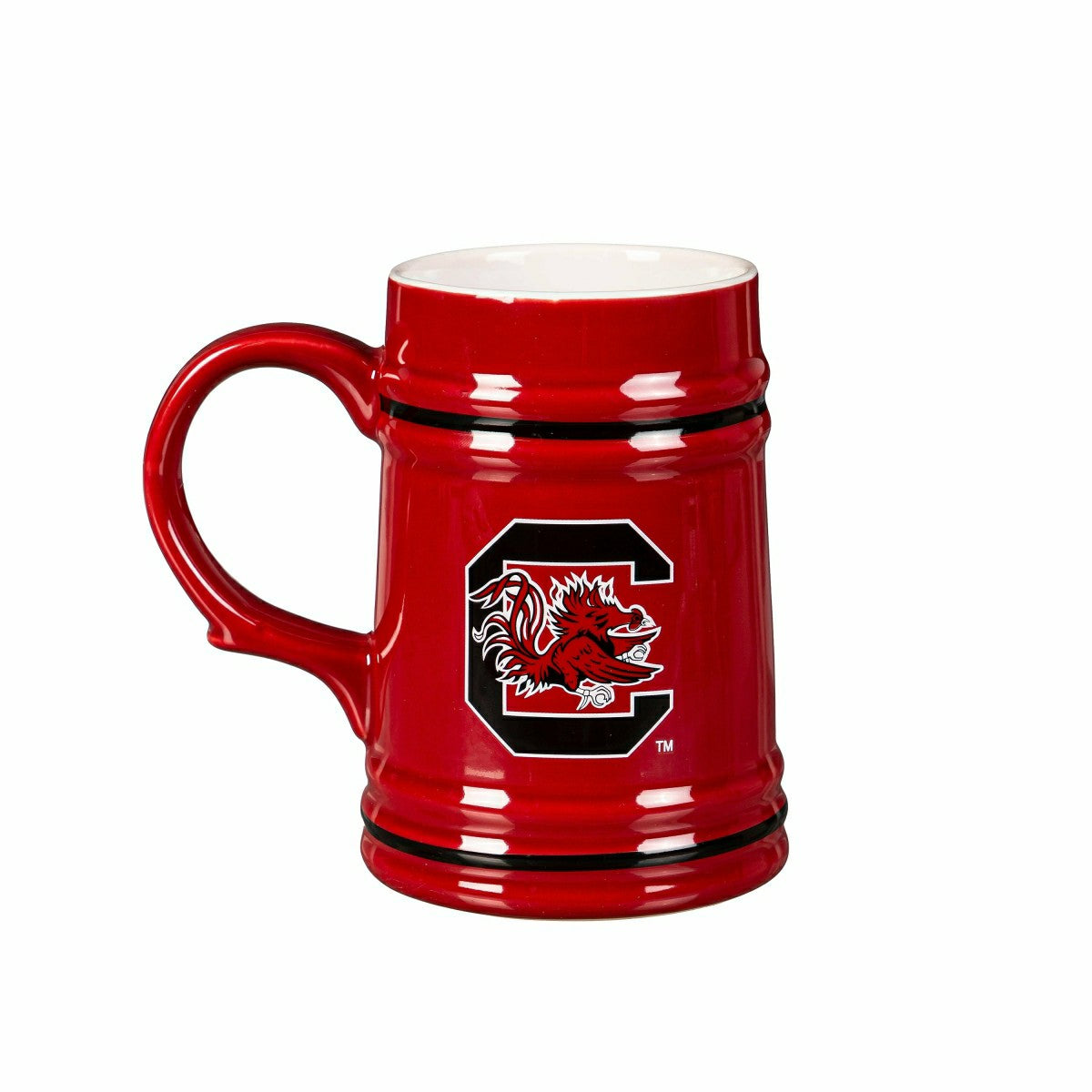 Team Sports America Classic - University of South Carolina Ceramic Stein Cup, 24oz