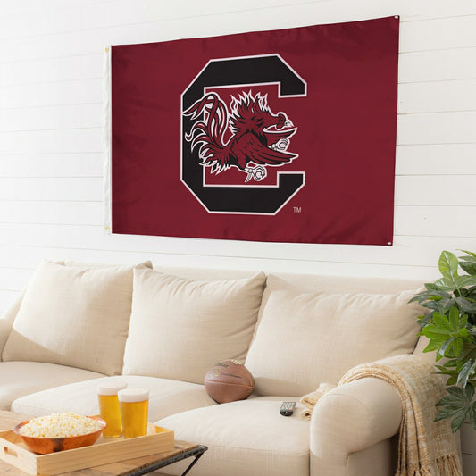 Team Sports America Everyday - University of South Carolina Single Sided Estate Flag with 2 Grommets,