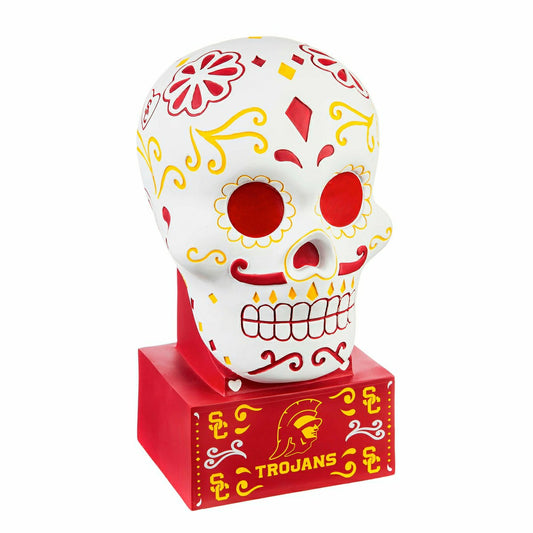 Team Sports America Value - University of Southern California Sugar Skull Statue