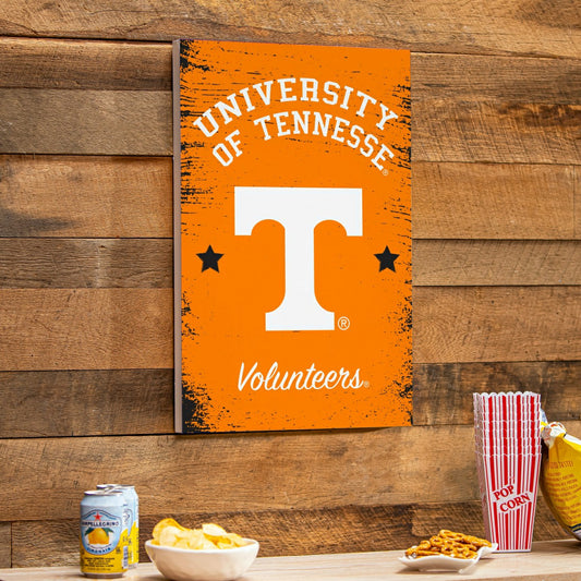 Team Sports America Best Seller - University of Tennessee Wood Wall Sign, 16x24