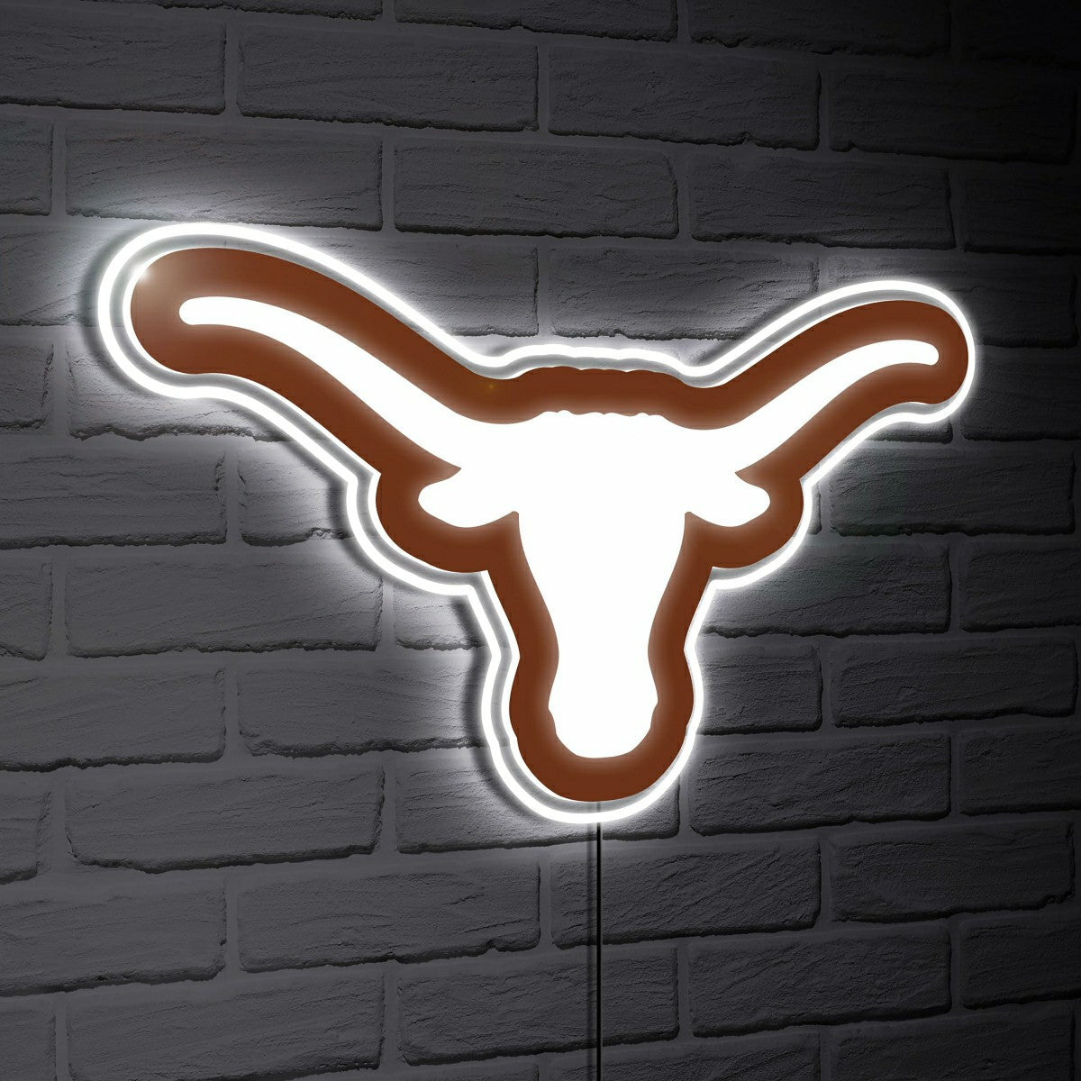 Team Sports America Everyday - Texas Longhorns LED Wall Decor, Glazelite, Logo