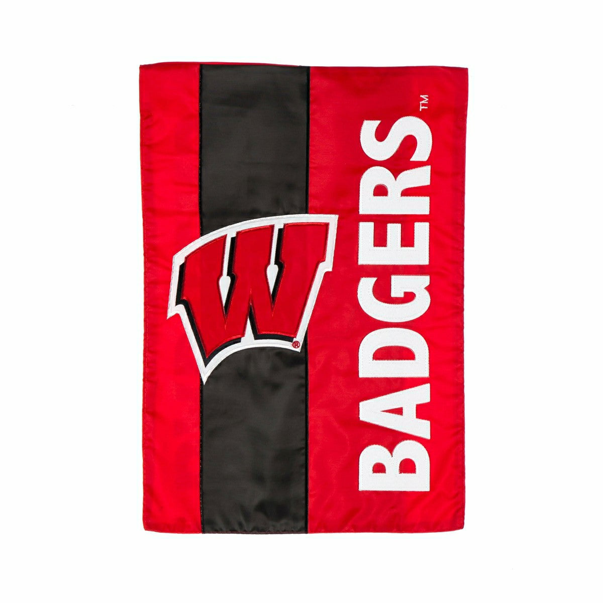 Team Sports America Best Seller - University of Wisconsin-Madison Embellished Garden Flag