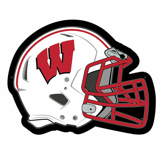 Team Sports America Value - LED Wall Decor, Helmet, University of Wisconsin-Madison