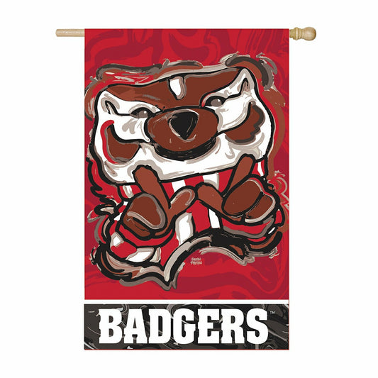 Team Sports America Classic - Wisconsin Mascot, Suede REG Justin Patten