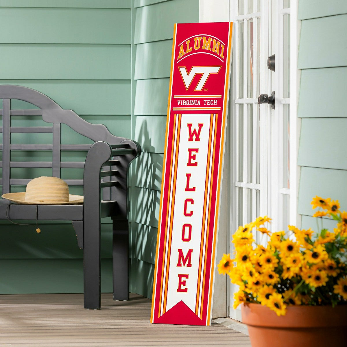 Team Sports America Exclusive - Virginia Tech Alumni Single Sided Large Leaner, 46"