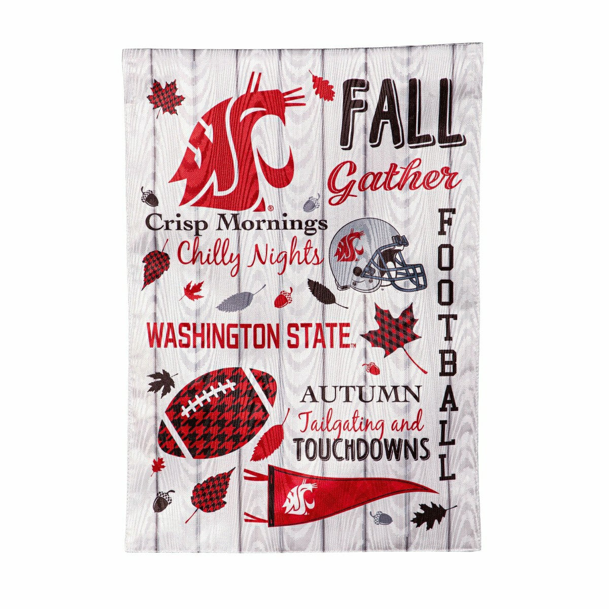 Team Sports America Recommended - Washington State University, Moire Flag, GDN, Fall Seasonal
