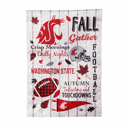 Team Sports America Recommended - Washington State University, Moire Flag, GDN, Fall Seasonal