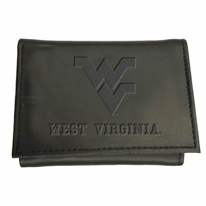 Team Sports America Exclusive - West Virginia University, Tri-Fold Wallet, Black