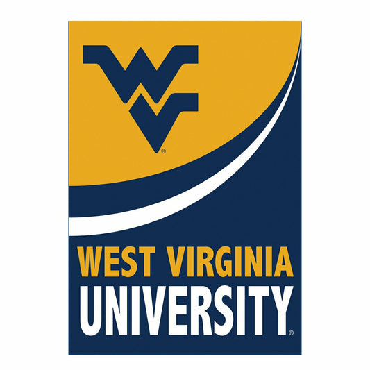 Team Sports America Classic - West Virginia University Burlap Flag GDN Size