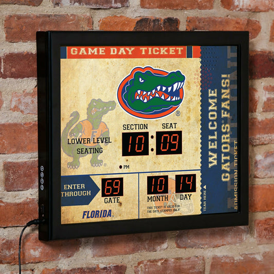 Team Sports America Value - Scoreboard Wall Clock, University of Florida