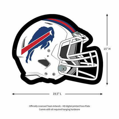 Team Sports America Recommended - LED Wall Decor, Helmet, Buffalo Bills