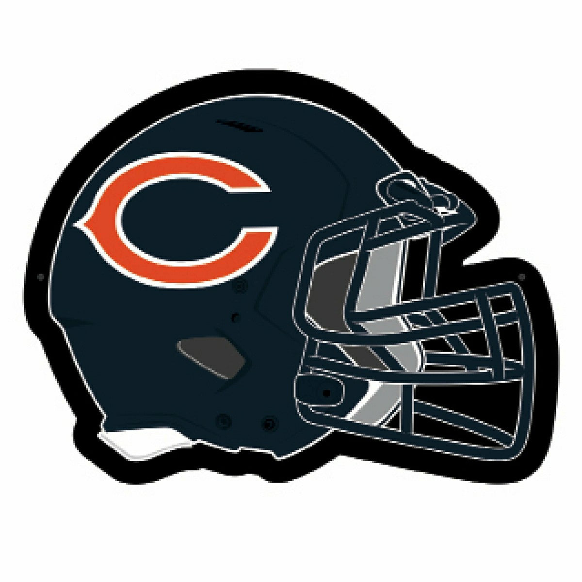 Team Sports America Signature - LED Wall Decor, Helmet, Chicago Bears