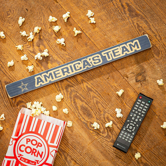Team Sports America Classic - Dallas Cowboys Engraved Wood Sign, 1.5" x 18"