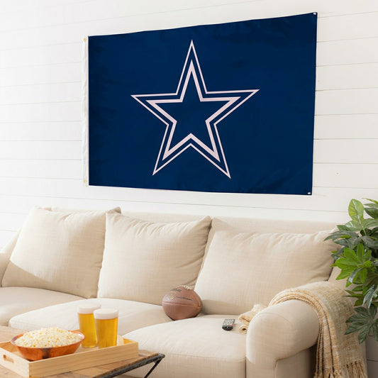 Team Sports America Everyday - Dallas Cowboys Single Sided Estate Flag with 2 Grommets, 3'x5'
