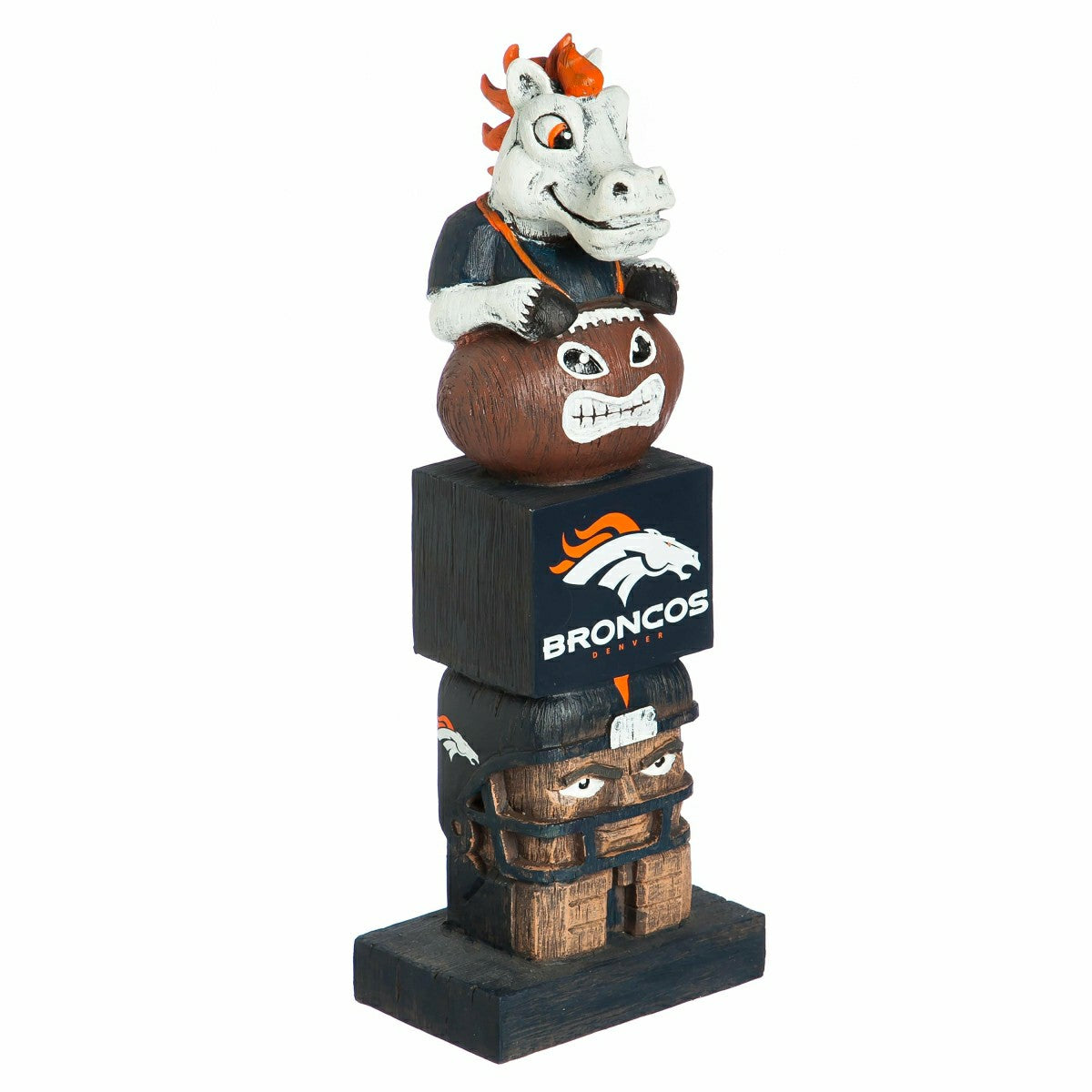Team Sports America Signature - Denver Broncos Tiki Team Totem Garden Statue