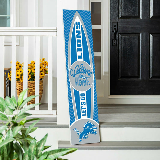 Team Sports America Exclusive - Detroit Lions Summer Seasonal Surfboard ECM Exclusive 47" Single Sided