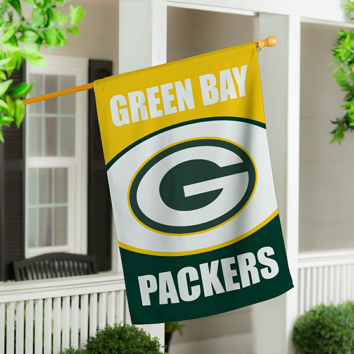 Team Sports America Essential - Green Bay Packers Suede House Flag