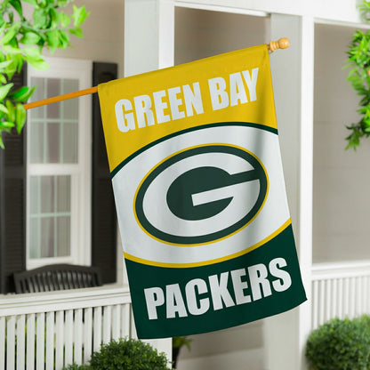 Team Sports America Essential - Green Bay Packers Suede House Flag