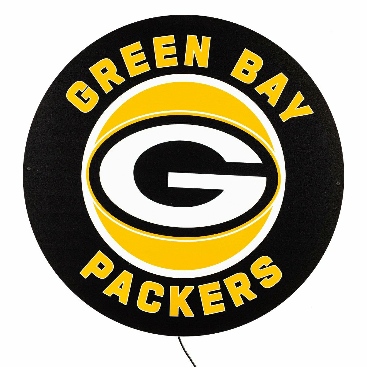 Team Sports America Best Seller - LED Wall Decor, Round, Green Bay Packers