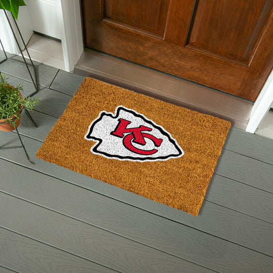 Team Sports America Signature - Coir Mat, 16"x28", Kansas City Chiefs