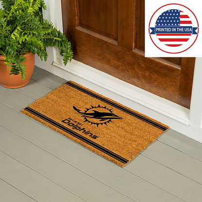 Team Sports America Everyday - Miami Dolphins, Coir Mat 1C