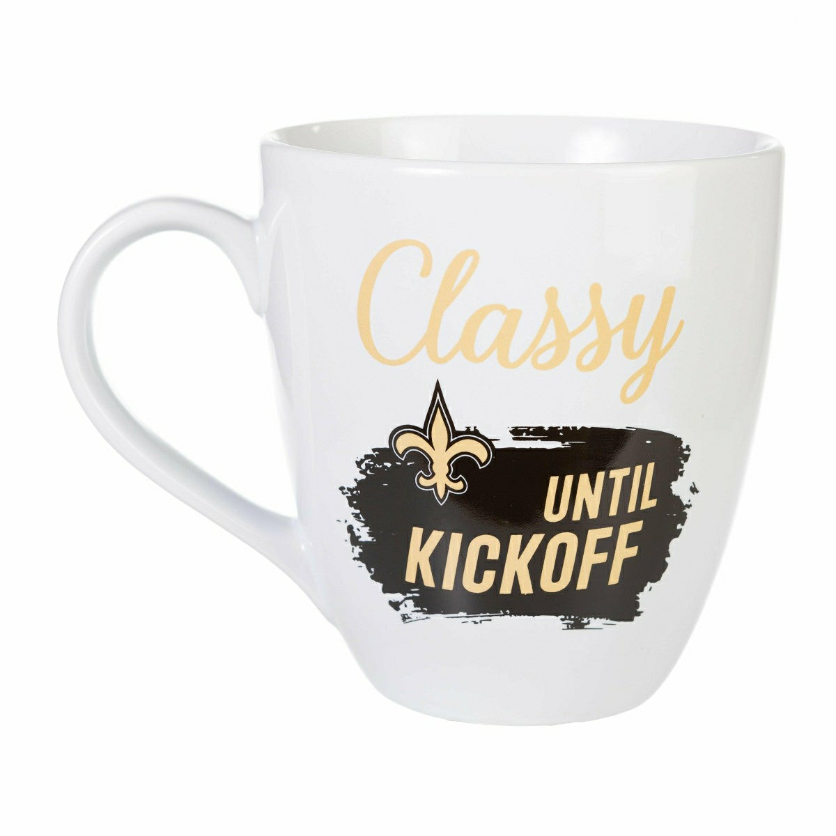 Team Sports America Signature - New Orleans Saints, Ceramic Cup O'Java 17oz Gift Set