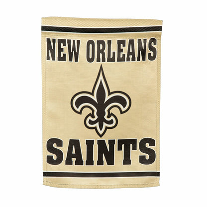 Team Sports America Everyday - Embossed Suede Flag, GDN Size, New Orleans Saints