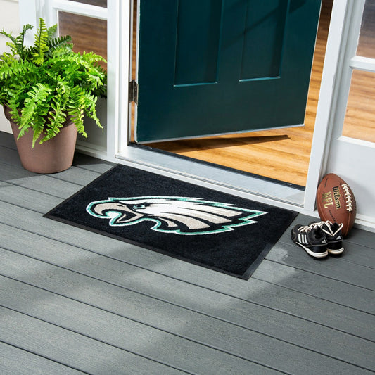 Team Sports America Everyday - 2'x3' USA Made Indoor/Outdoor Entryway Mat, Philadelphia Eagles