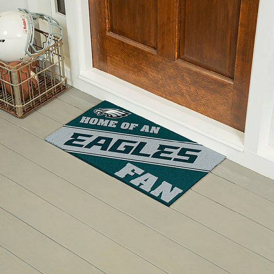 Team Sports America Exclusive - Philadelphia Eagles, PVC Mat COLOR, Home of a Fan