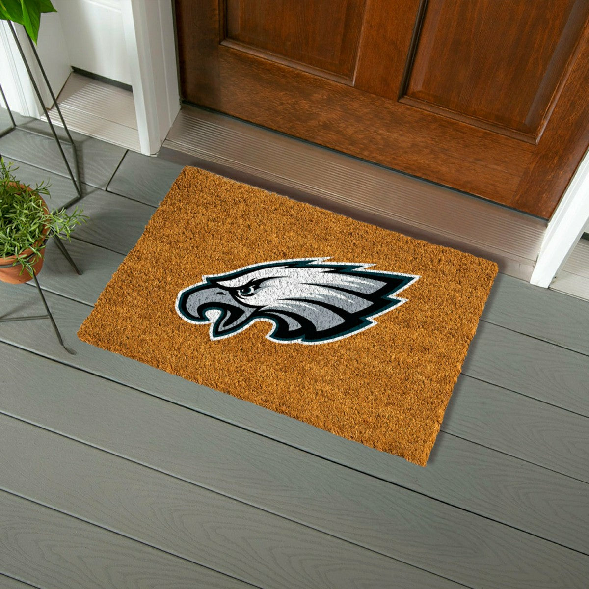 Team Sports America Classic - Coir Mat, 16"x28", Philadelphia Eagles