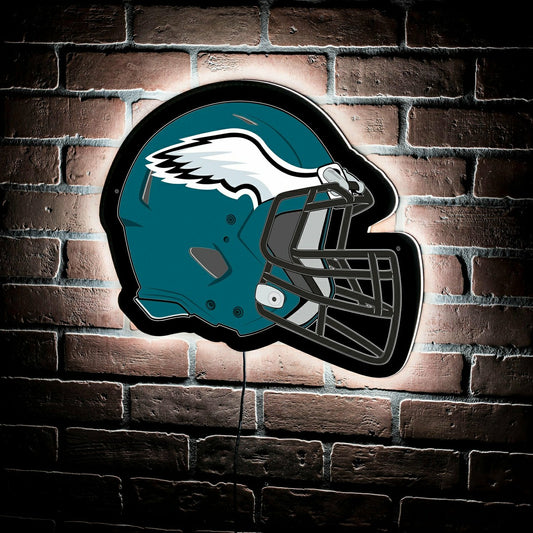 Team Sports America Best Seller - LED Wall Decor, Helmet, Philadelphia Eagles