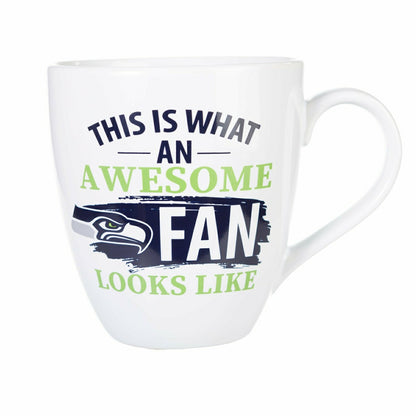 Team Sports America Classic - Seattle Seahawks, Ceramic Cup O'Java 17oz Gift Set