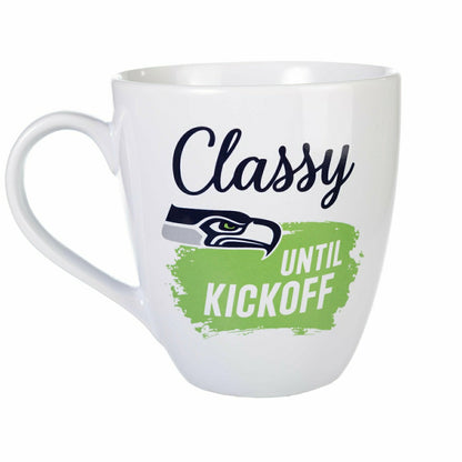 Team Sports America Classic - Seattle Seahawks, Ceramic Cup O'Java 17oz Gift Set