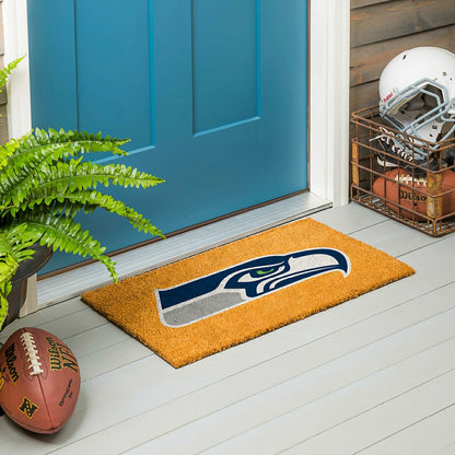 Team Sports America Everyday - Coir Mat, 16"x28", Seattle Seahawks