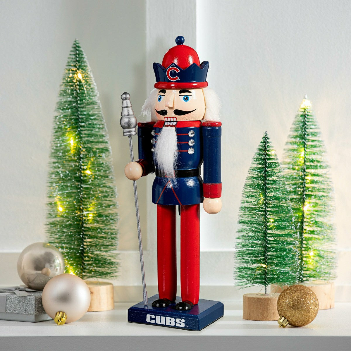 Team Sports America Everyday - Chicago Cubs Nutcracker Statue