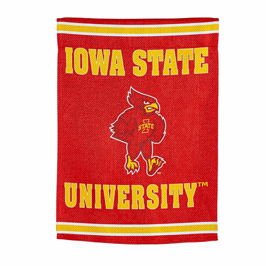 Team Sports America Essential - Embossed Suede Flag, House Size, Iowa State University