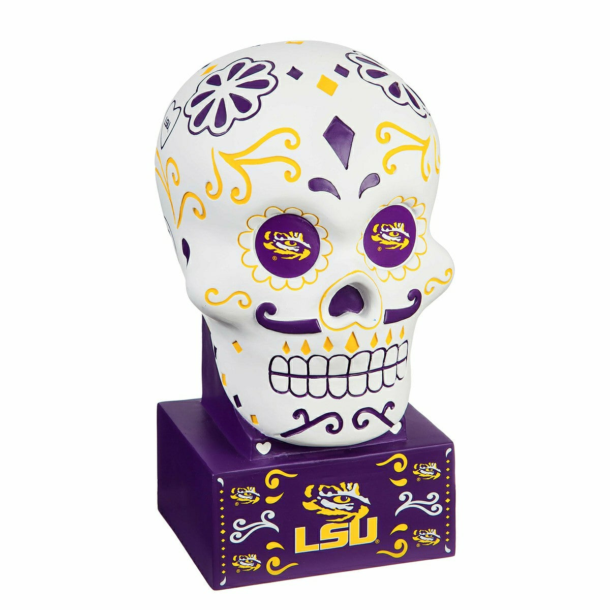 Team Sports America Everyday - LSU, Sugar Skull Statue