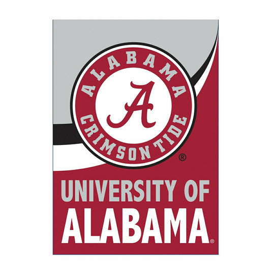 Team Sports America Recommended - University of Alabama Burlap Flag House Size