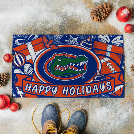 Team Sports America Exclusive - University of Florida Holiday PVC Mat, 28"x16"