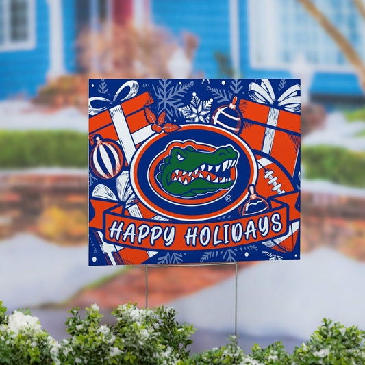 Team Sports America Essential - University of Florida Yard Sign, Holiday