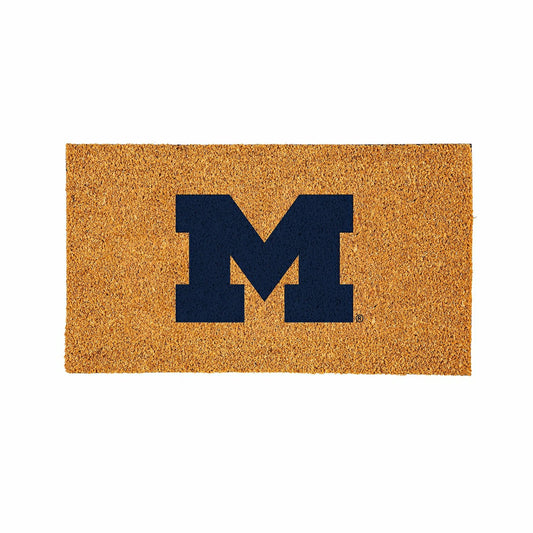 Team Sports America Best Seller - Coir Mat, 16"x28", University Of Michigan