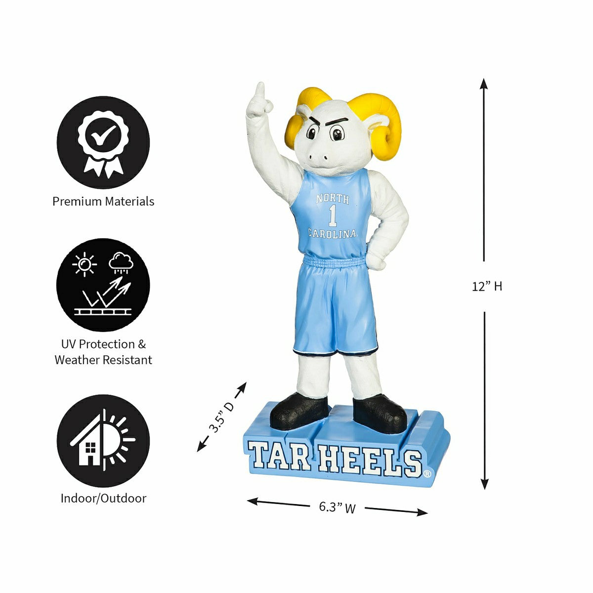 Team Sports America Recommended - University of North Carolina, Mascot Statue