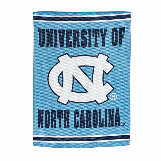 Team Sports America Classic - Embossed Suede Flag, GDN Size, University of North Carolina