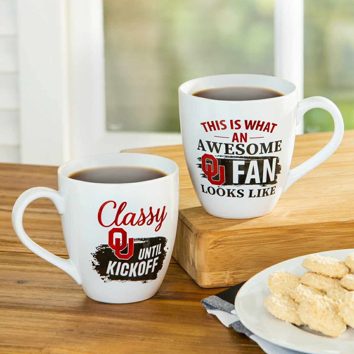 Team Sports America Value - University of Oklahoma, Ceramic Cup O'Java 17oz Gift Set