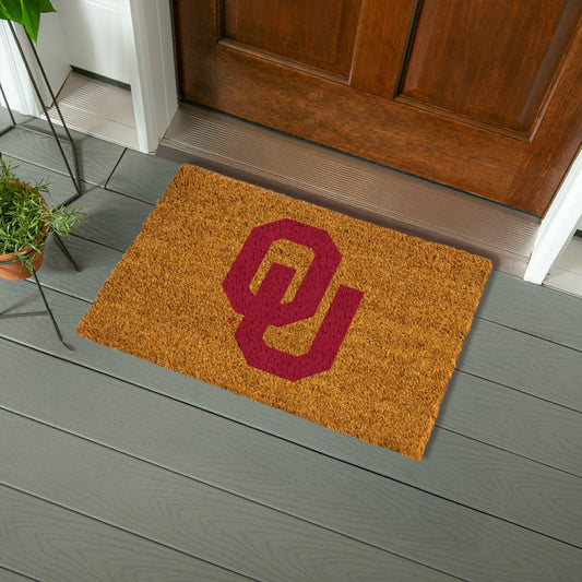 Team Sports America Trending - Coir Mat, 16"x28", University of Oklahoma