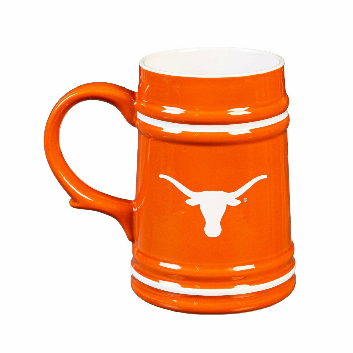 Team Sports America Value - University of Texas Ceramic Stein Cup, 24oz