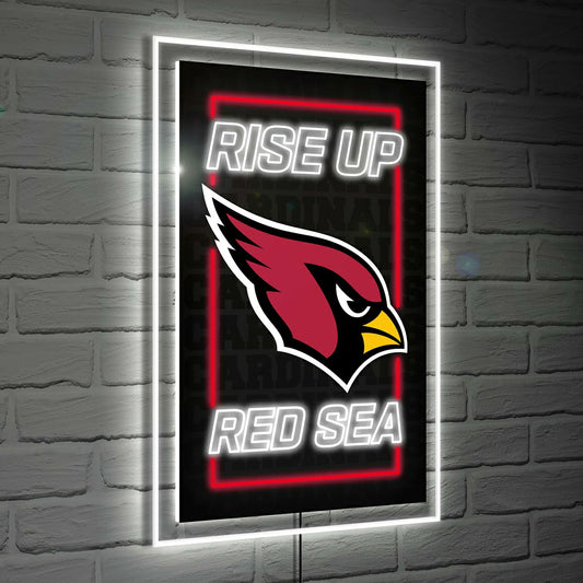 Team Sports America Recommended - Arizona Cardinals NFL Football Rectangle Neolite LED Decor