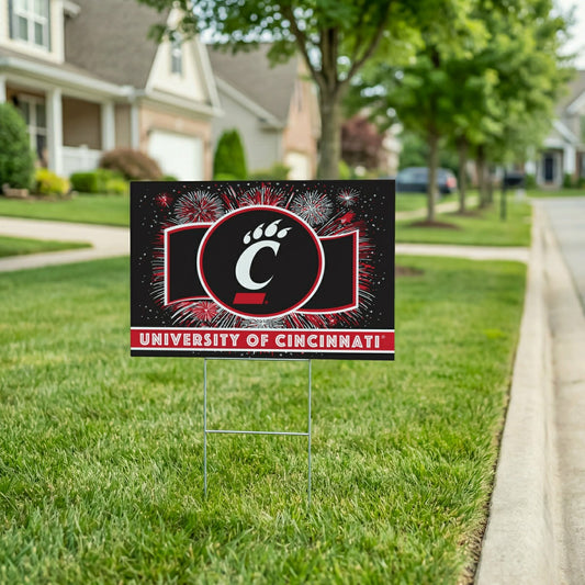 Team Sports America Value - University of Cincinnati Yard Sign, Patriotic