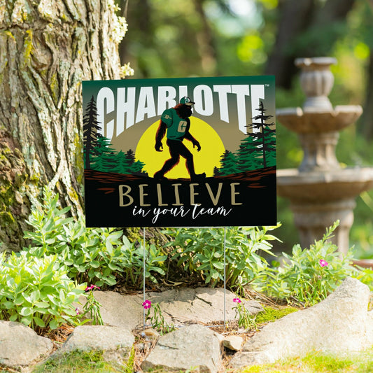 Team Sports America Signature - University of North Carolina/Charlotte Yard Sign, Bigfoot
