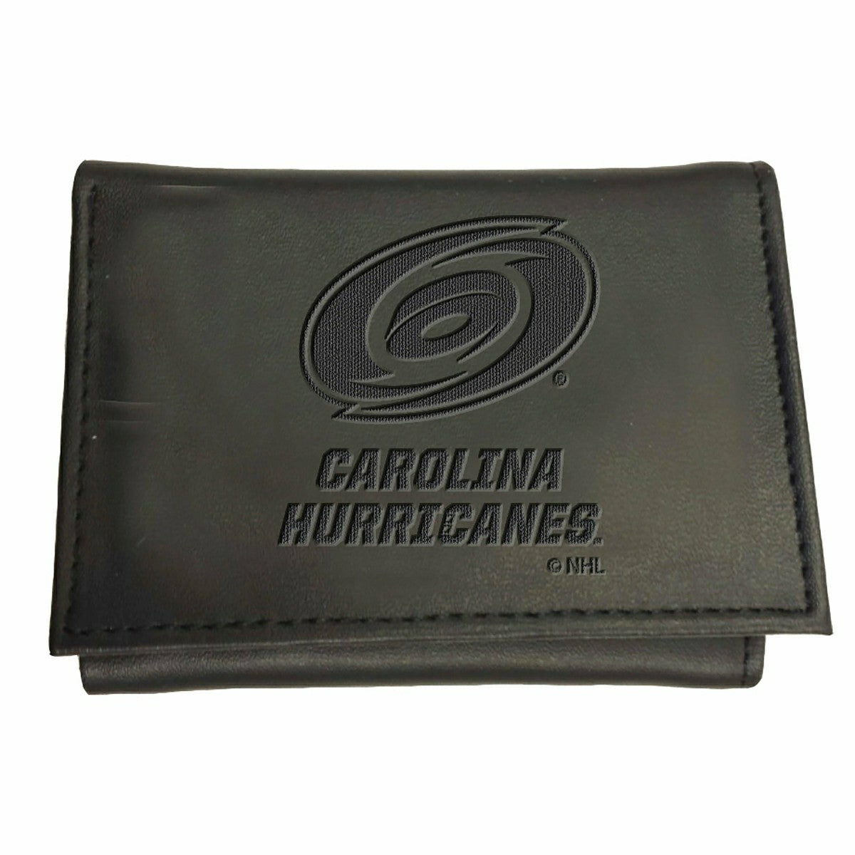 Team Sports America Signature - Carolina Hurricanes, Tri-Fold Wallet, Black